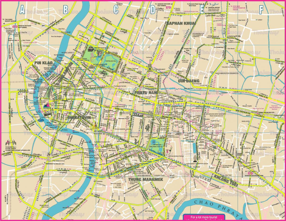 miesto žemėlapis bankokas