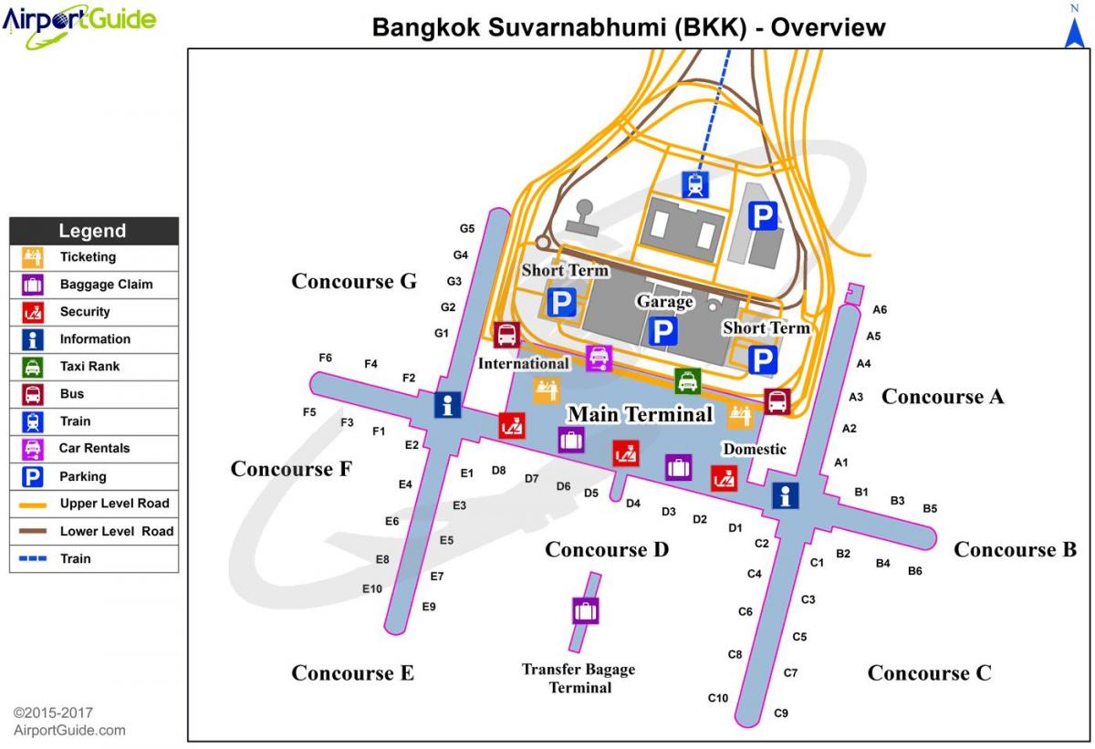 bkk oro uosto žemėlapis