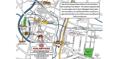 Hua lamphong geležinkelio stotis map