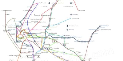 Autobusų maršruto žemėlapį bankokas